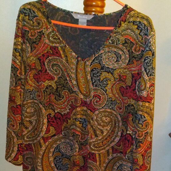 Elegant Blouse, Tan Jay, Size - L/G - Picture 4 of 4